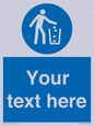 MV5129: Custom Litter Sign