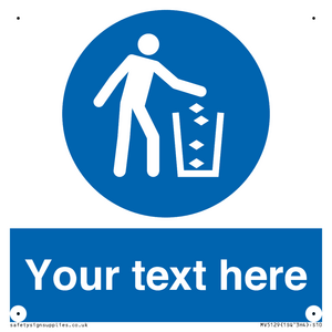MV5129: Custom Litter Sign