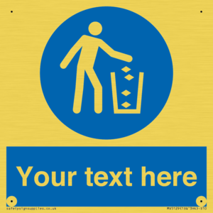 MV5129: Custom Litter Sign