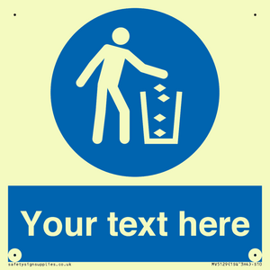MV5129: Custom Litter Sign