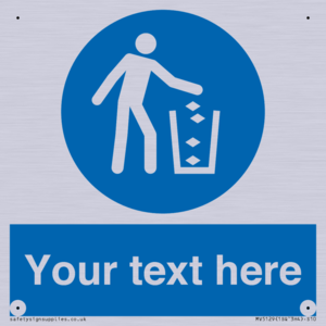 MV5129: Custom Litter Sign