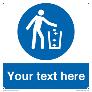 MV5129: Custom Litter Sign