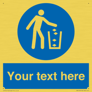 MV5129: Custom Litter Sign