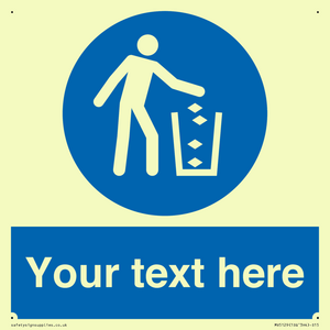 MV5129: Custom Litter Sign