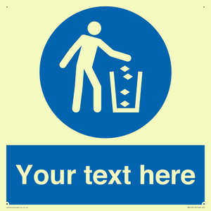 MV5129: Custom Litter Sign