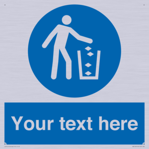 MV5129: Custom Litter Sign