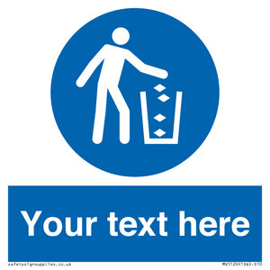 MV5129: Custom Litter Sign