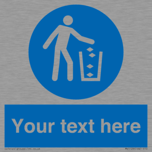 MV5129: Custom Litter Sign