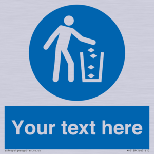 MV5129: Custom Litter Sign