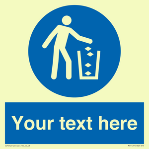 MV5129: Custom Litter Sign