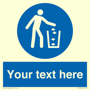 MV5129: Custom Litter Sign