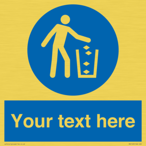 MV5129: Custom Litter Sign