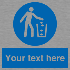 MV5129: Custom Litter Sign