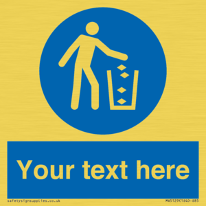 MV5129: Custom Litter Sign