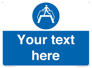 MV5165: Custom Footbridge Sign