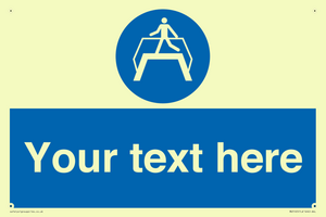 MV5165: Custom Footbridge Sign