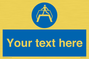 MV5165: Custom Footbridge Sign