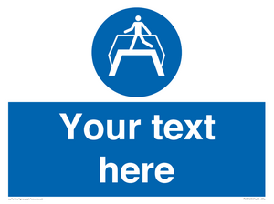 MV5165: Custom Footbridge Sign