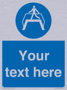 MV5165: Custom Footbridge Sign