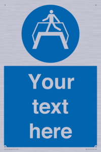 MV5165: Custom Footbridge Sign