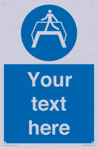 MV5165: Custom Footbridge Sign