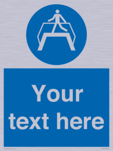 MV5165: Custom Footbridge Sign