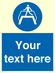 MV5165: Custom Footbridge Sign