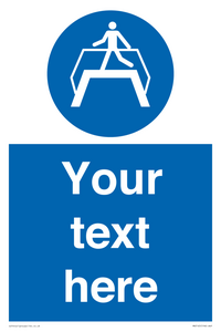 MV5165: Custom Footbridge Sign