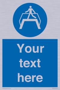 MV5165: Custom Footbridge Sign
