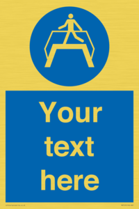 MV5165: Custom Footbridge Sign