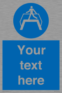 MV5165: Custom Footbridge Sign