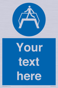 MV5165: Custom Footbridge Sign