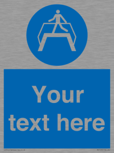 MV5165: Custom Footbridge Sign