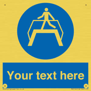 MV5165: Custom Footbridge Sign