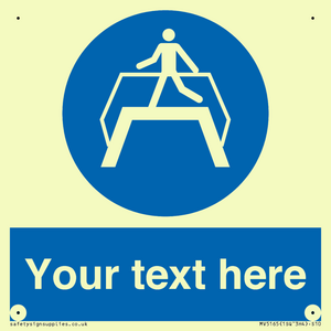 MV5165: Custom Footbridge Sign