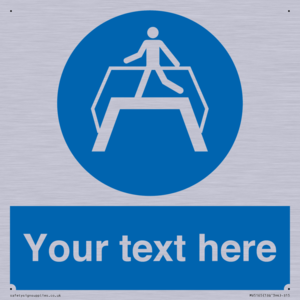 MV5165: Custom Footbridge Sign