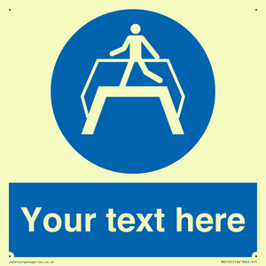 MV5165: Custom Footbridge Sign