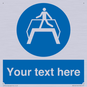 MV5165: Custom Footbridge Sign