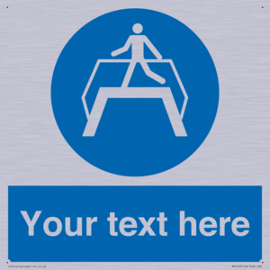 MV5165: Custom Footbridge Sign