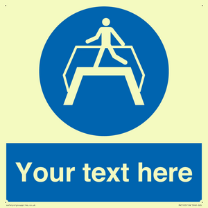MV5165: Custom Footbridge Sign