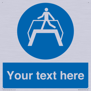 MV5165: Custom Footbridge Sign
