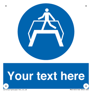 MV5165: Custom Footbridge Sign