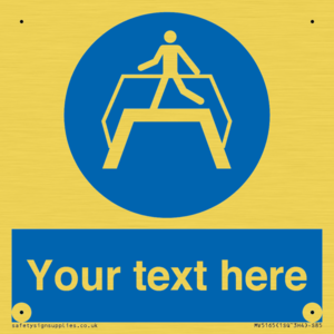 MV5165: Custom Footbridge Sign