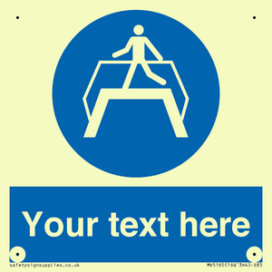 MV5165: Custom Footbridge Sign