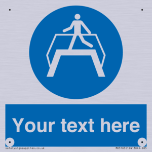 MV5165: Custom Footbridge Sign