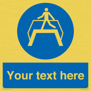 MV5165: Custom Footbridge Sign