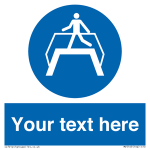 MV5165: Custom Footbridge Sign