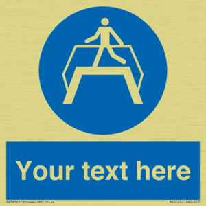 MV5165: Custom Footbridge Sign