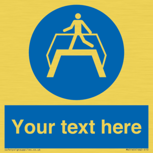 MV5165: Custom Footbridge Sign