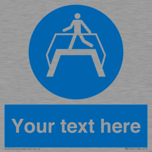 MV5165: Custom Footbridge Sign